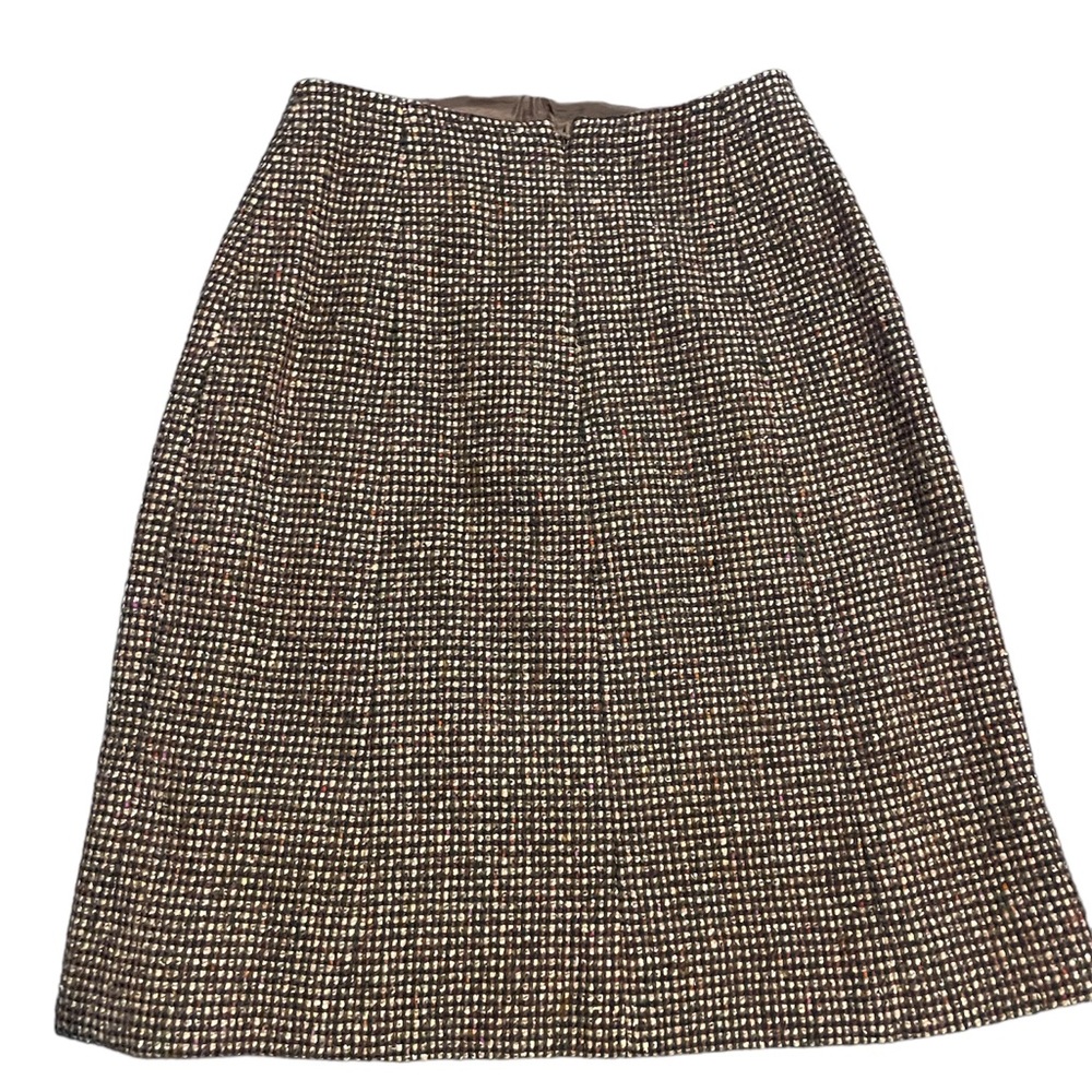 Chanel suit set fall 2001 , cropped jacked high waist shirt size 34 tweed - Picture 8 of 17
